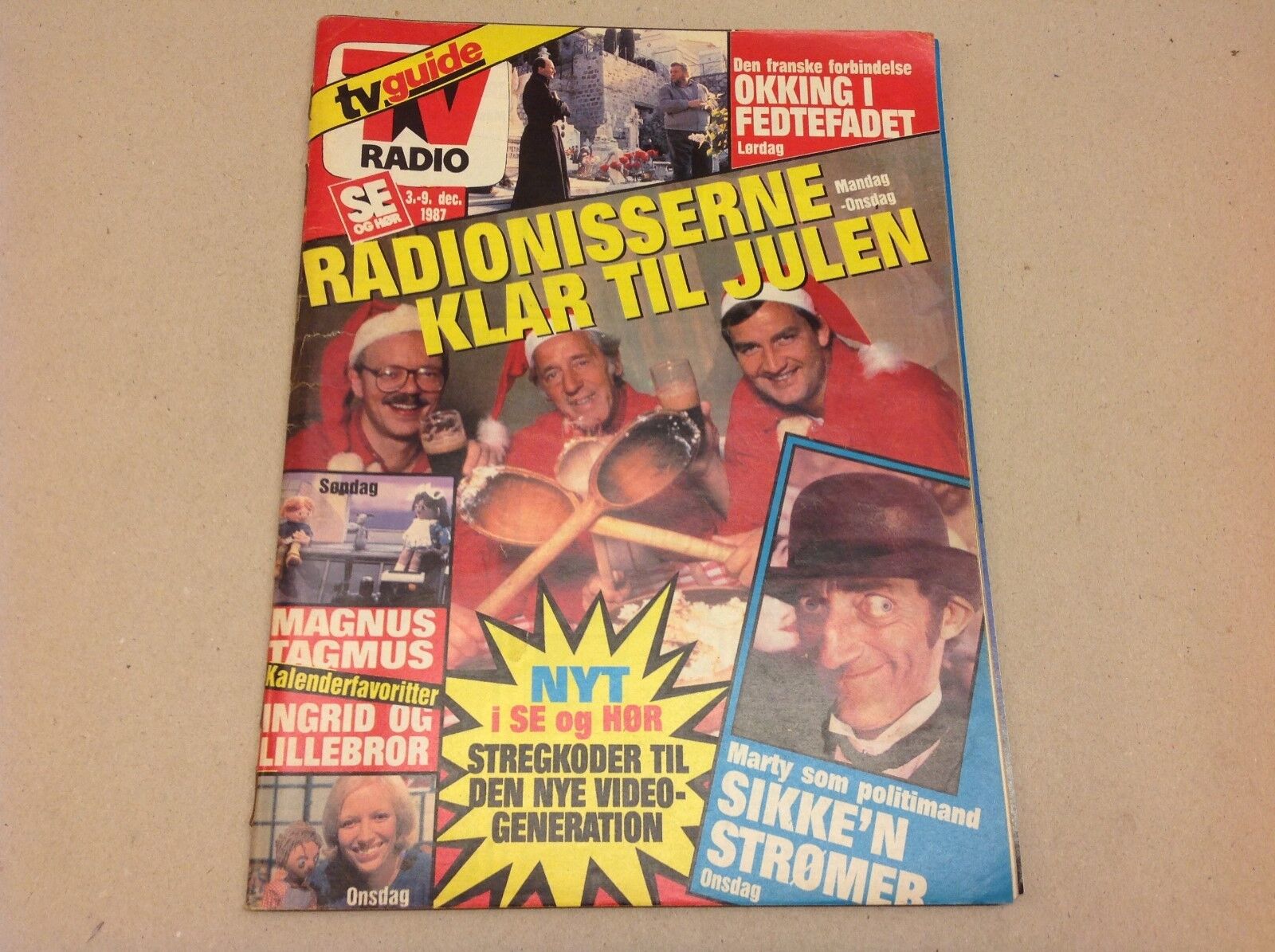 Gitte Nielsen Stallone + Marty Feldman Back Danish Magazine 1987 "Se og Hoer"