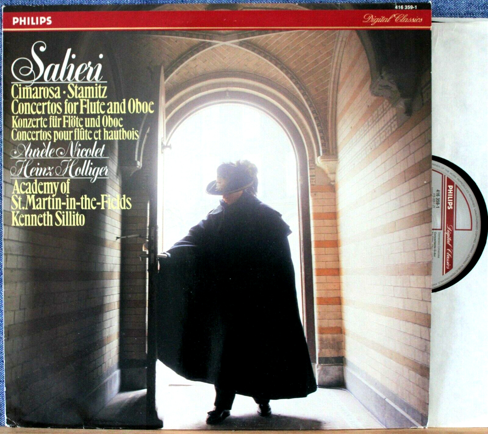 Nicolet; Holliger Salieri Cimarosa Stamitz (Concertos) Philips 416 359 dig