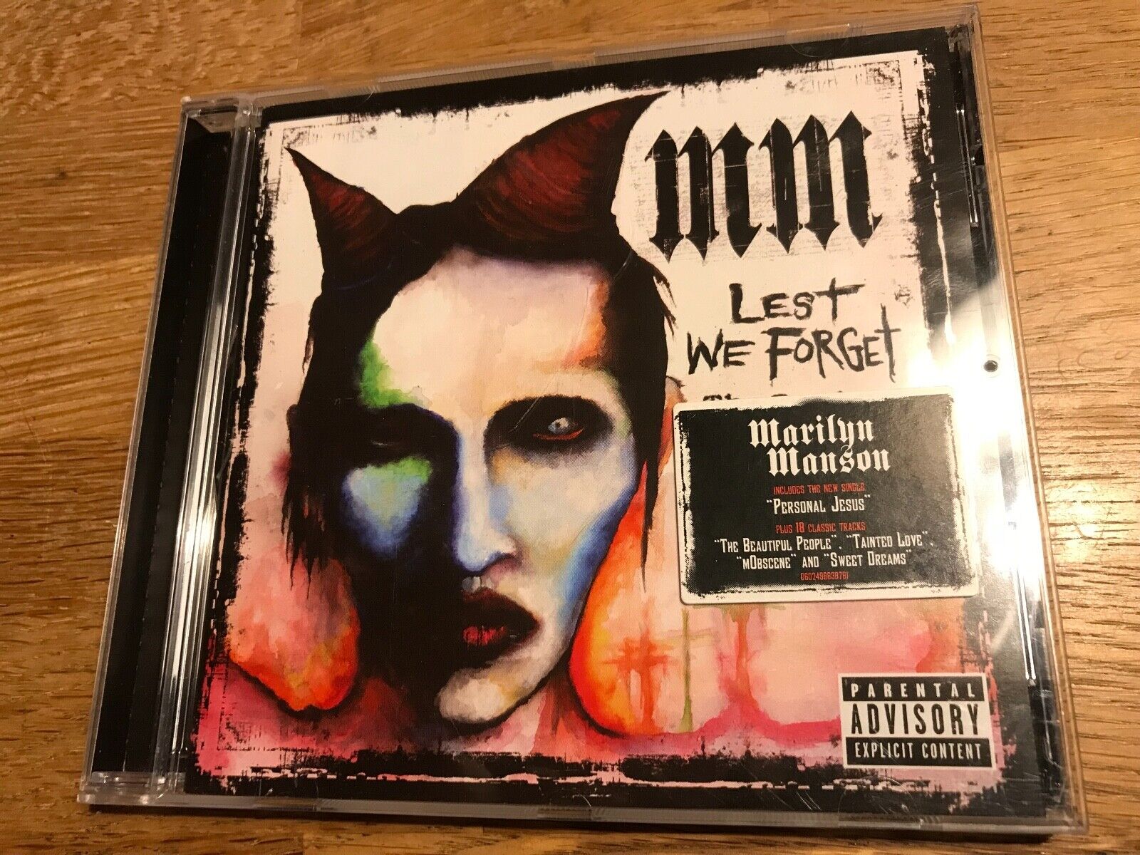 MARILYN MANSON "LEST WE FORGET" 2004 CD 18 TRACK INTERSCOPE RECORDS DEPECHE MOD2