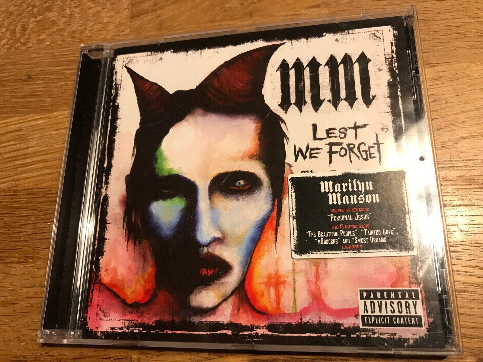 MARILYN MANSON "LEST WE FORGET" 2004 CD 18 TRACK INTERSCOPE RECORDS DEPECHE MOD2