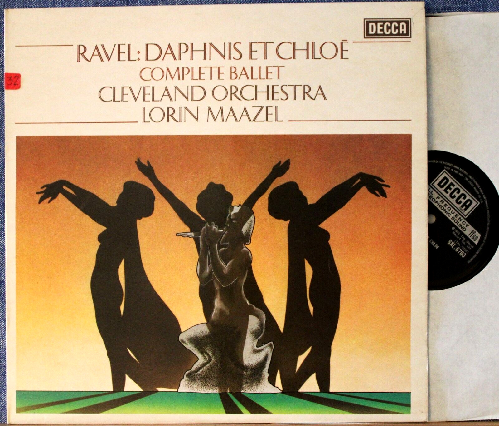 Maazel Ravel (Daphnis et Chloé) Decca SXL 6703 NM