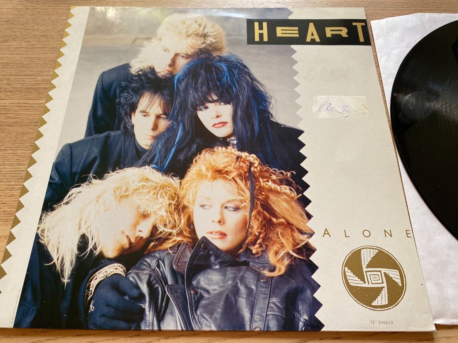 HEART "ALONE / BARRACUDA/ MAGIC MAN" 1987 CAPITOL RECORDS NETHERLANDS PRESS 12"