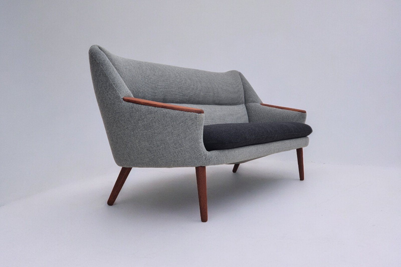 1960s Danish sofa by Kurt Østervig model 58 completely reupholstered