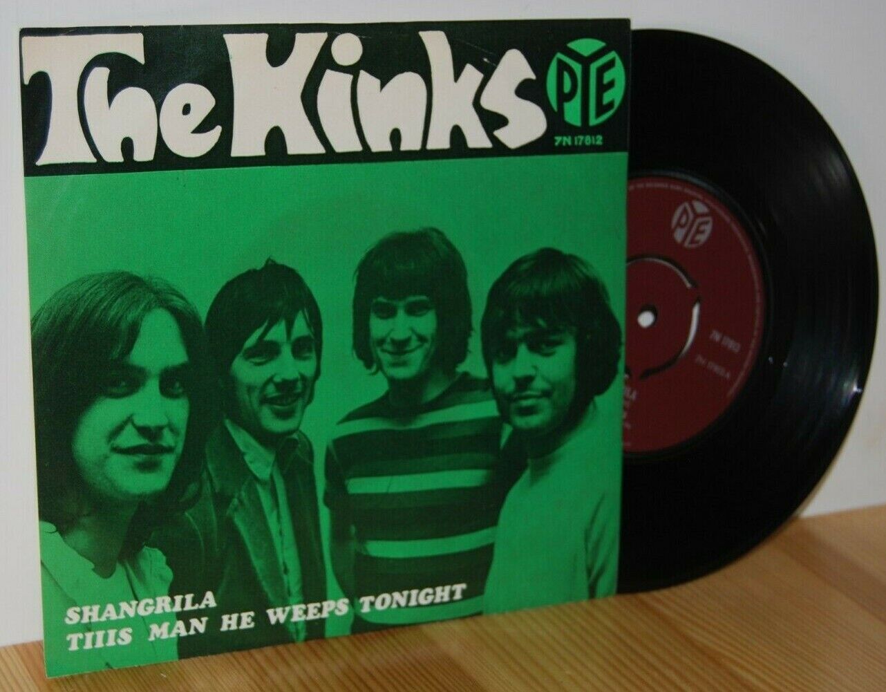 The KINKS Shangrila 45 Picture Sleeve RARE PS Norway