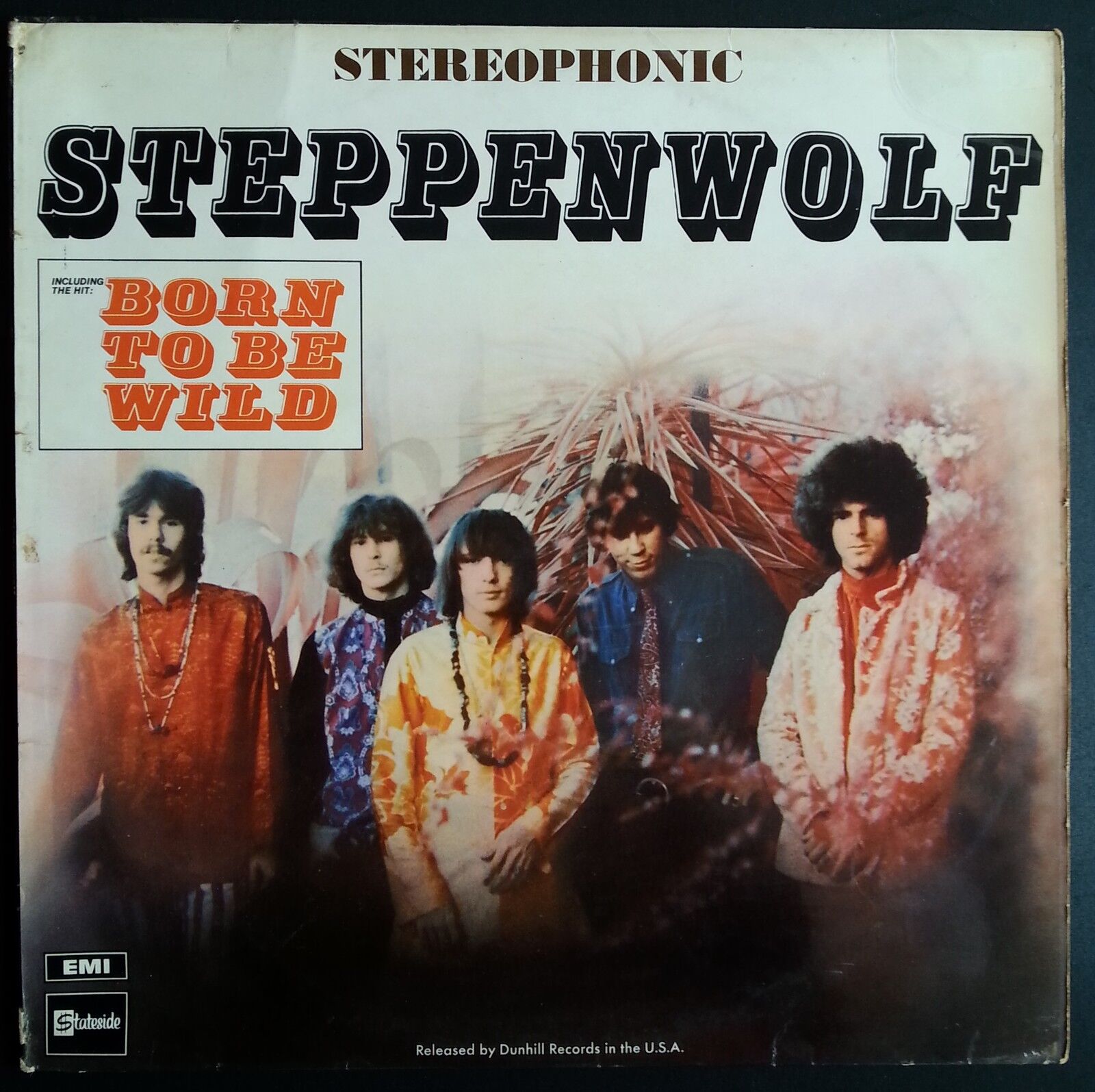 STEPPENWOLF FIRST STATESIDE DUNHILL DANISH LP 1968 MOD FREAKBEAT PSYCH PROG ROCK