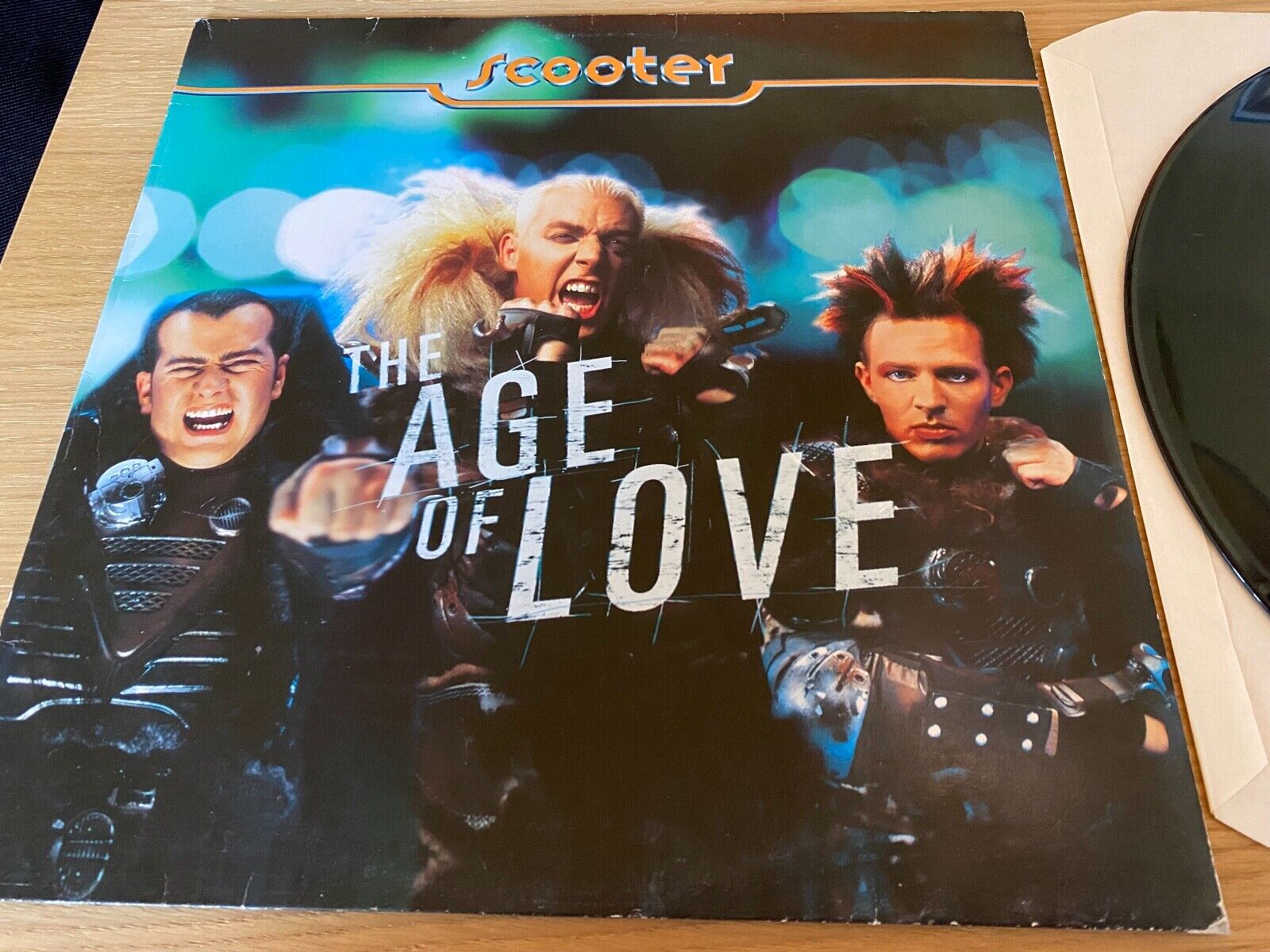 SCOOTER "THE AGE OF LOVE" CLUB MIX CLUB TOOLS 1997 MADE IN GERMANY 3 REMIXES 12"