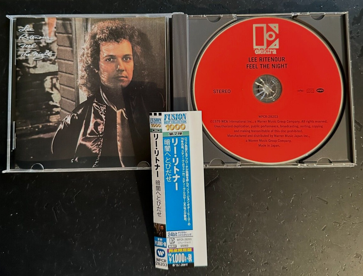 LEE RITENOUR ''FEEL THE NIGHT'' - JAPAN CD -  STEVE GADD/ERNIE WATTS/JOE SAMPLE