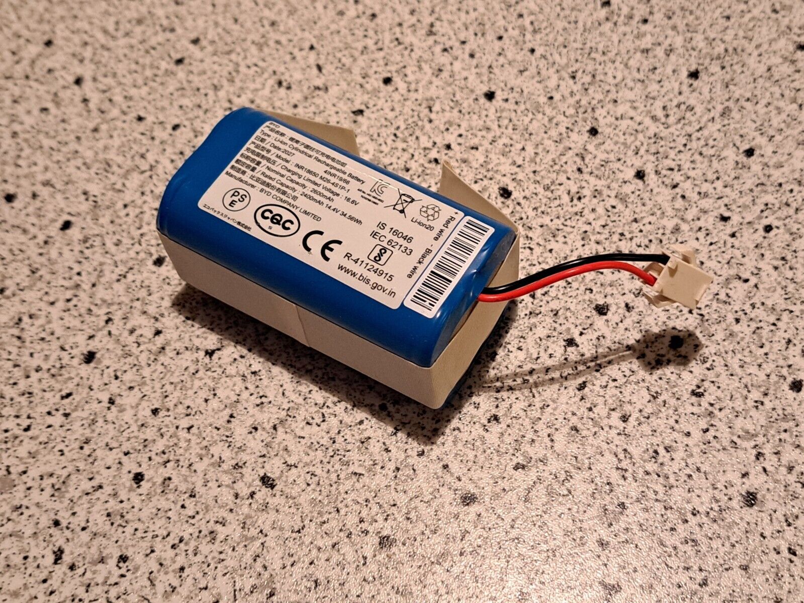 Battery / battery 2400mAh for Ecovacs / Robovac - original