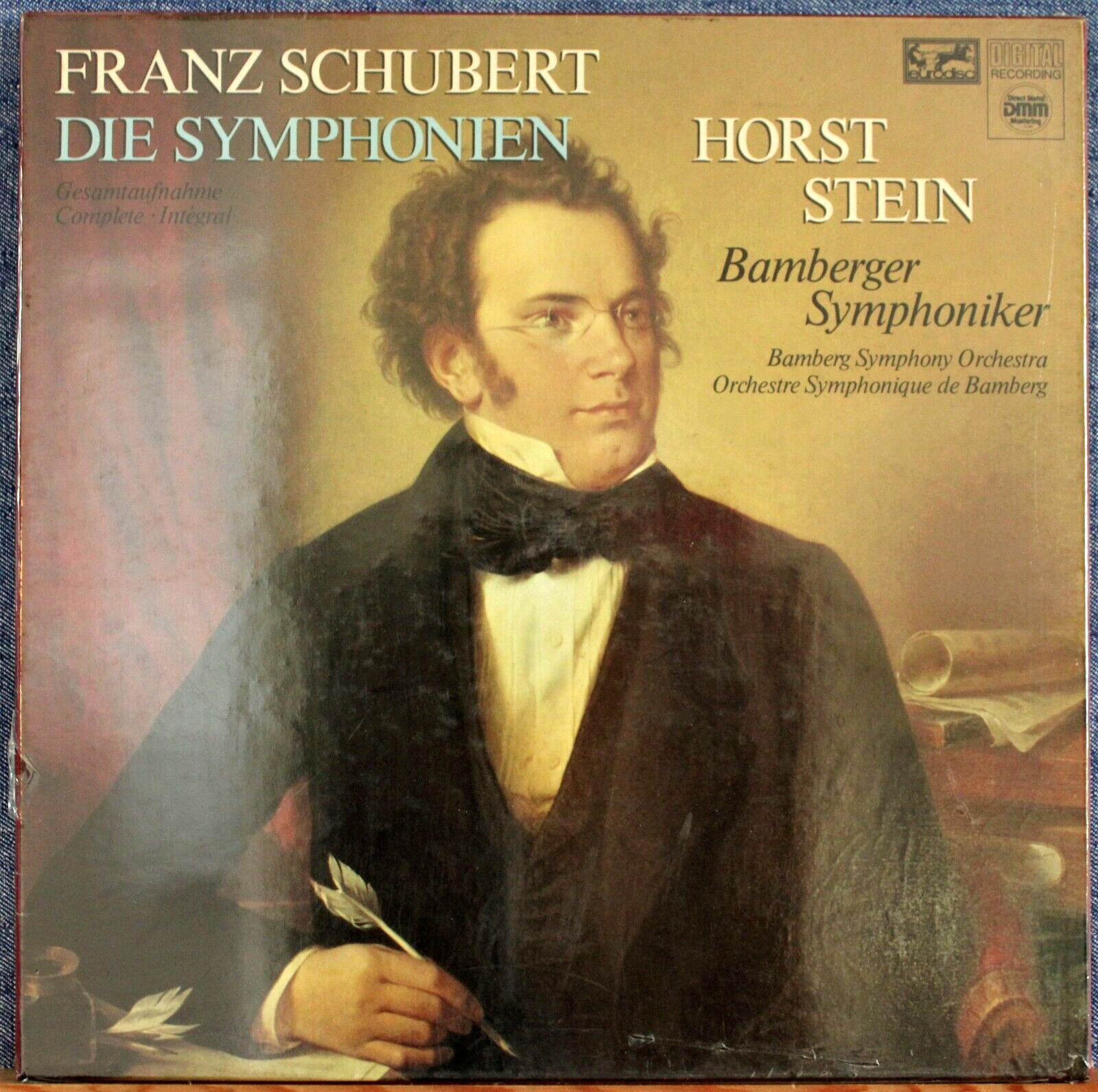 Stein Schubert (Symphonies) Eurodisc 302 358-450 Box (5) dig Mint sealed