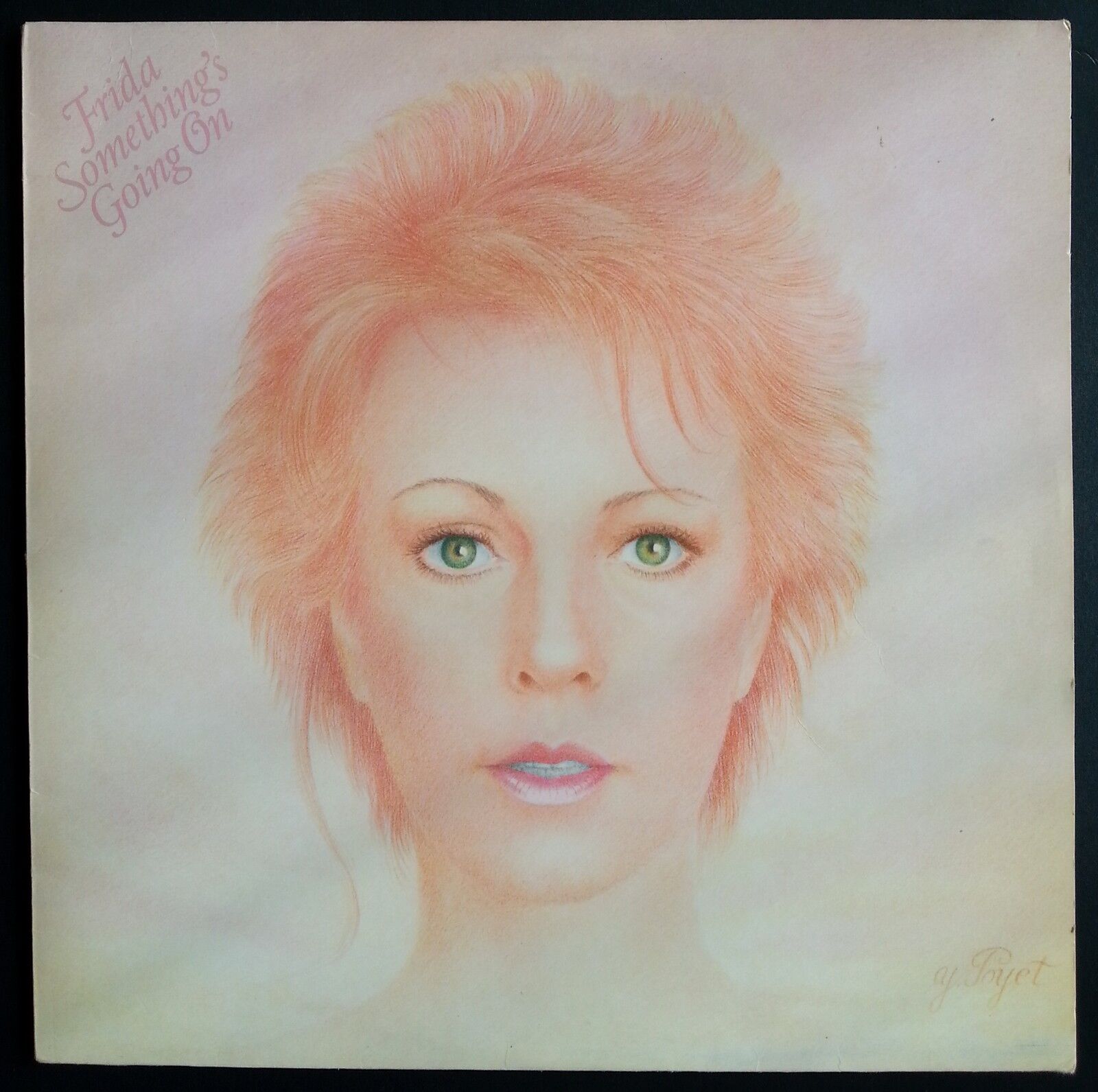 FRIDA SOMETHING`S GOING ON SWEDISH LP 1982 POLAR BJÖRN BENNY AGNETHA FRIDA ABBA