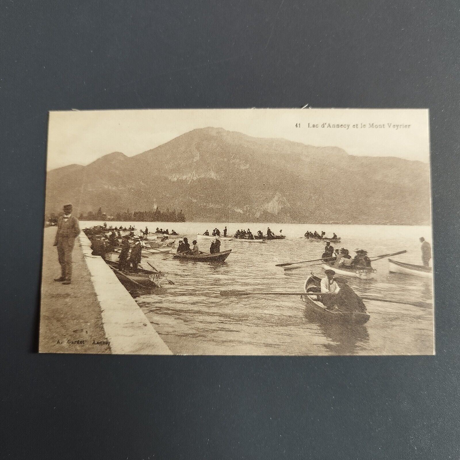 France -41-Lac d'Annecy et le Mont Veyrier 1910s