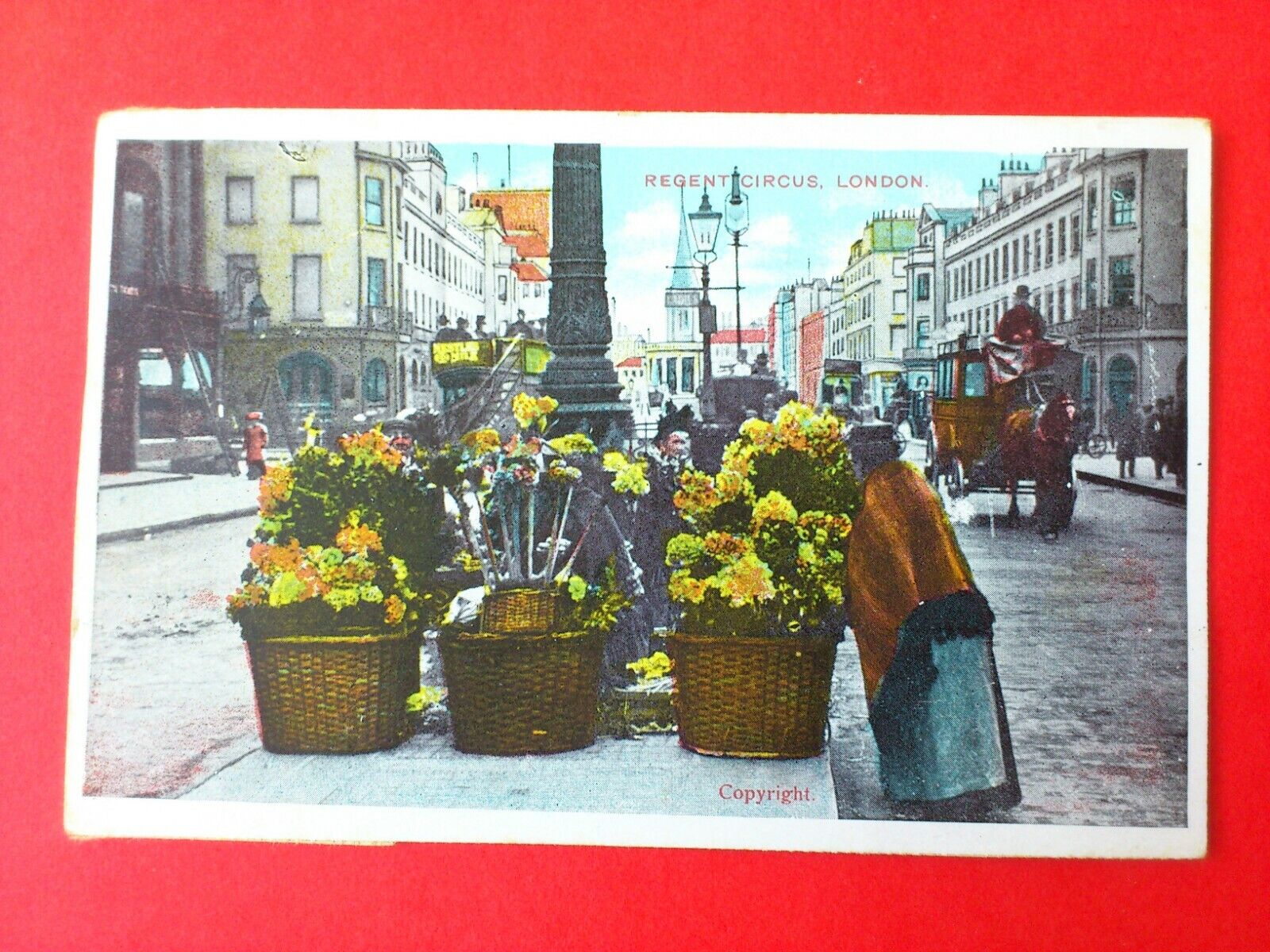 Antique PostcardUKLondonRegent Circusca 1910 Unposted