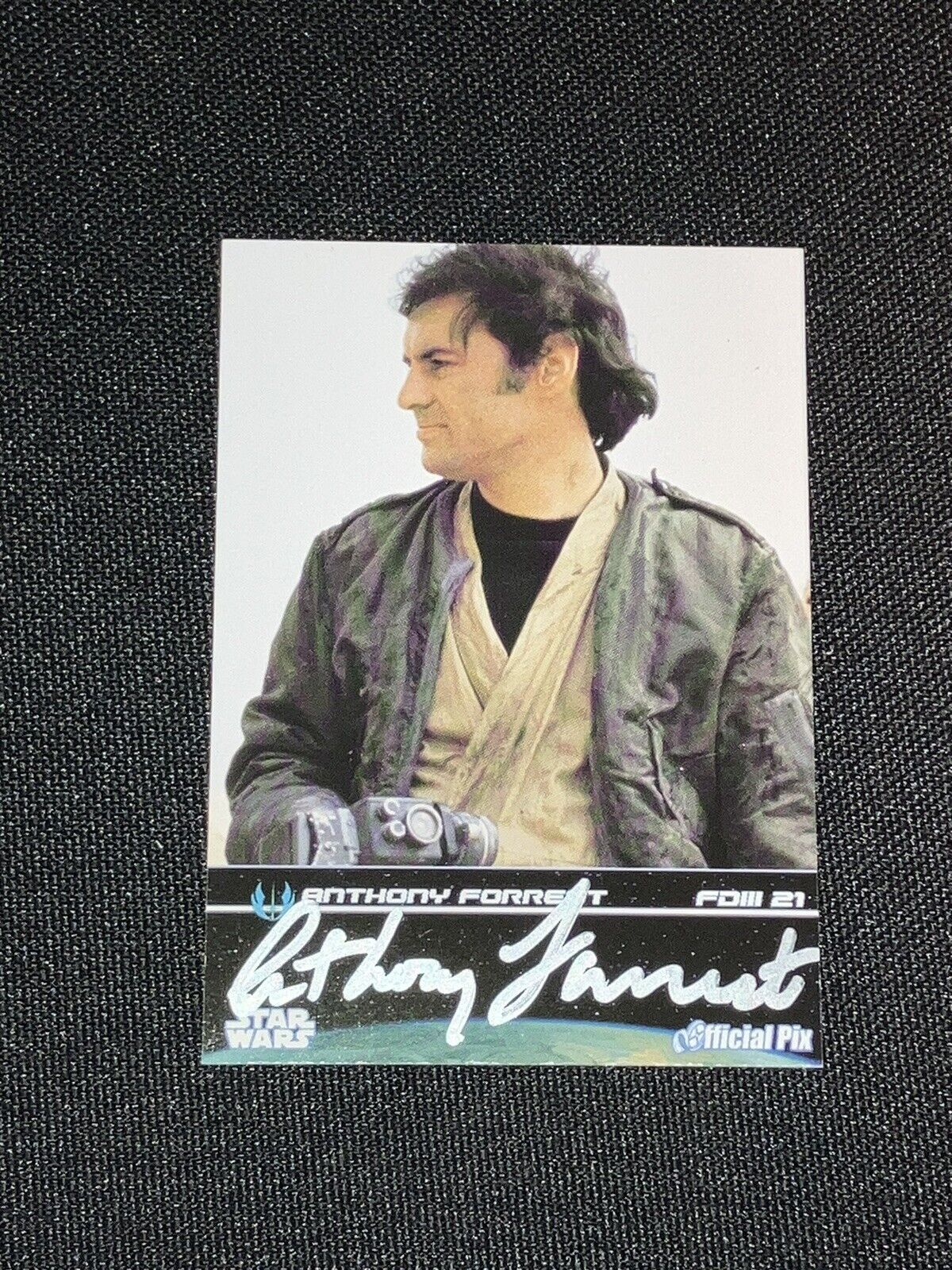 2009 Official Pix Star Wars - Anthony Forrest Original Signed Autograph Card