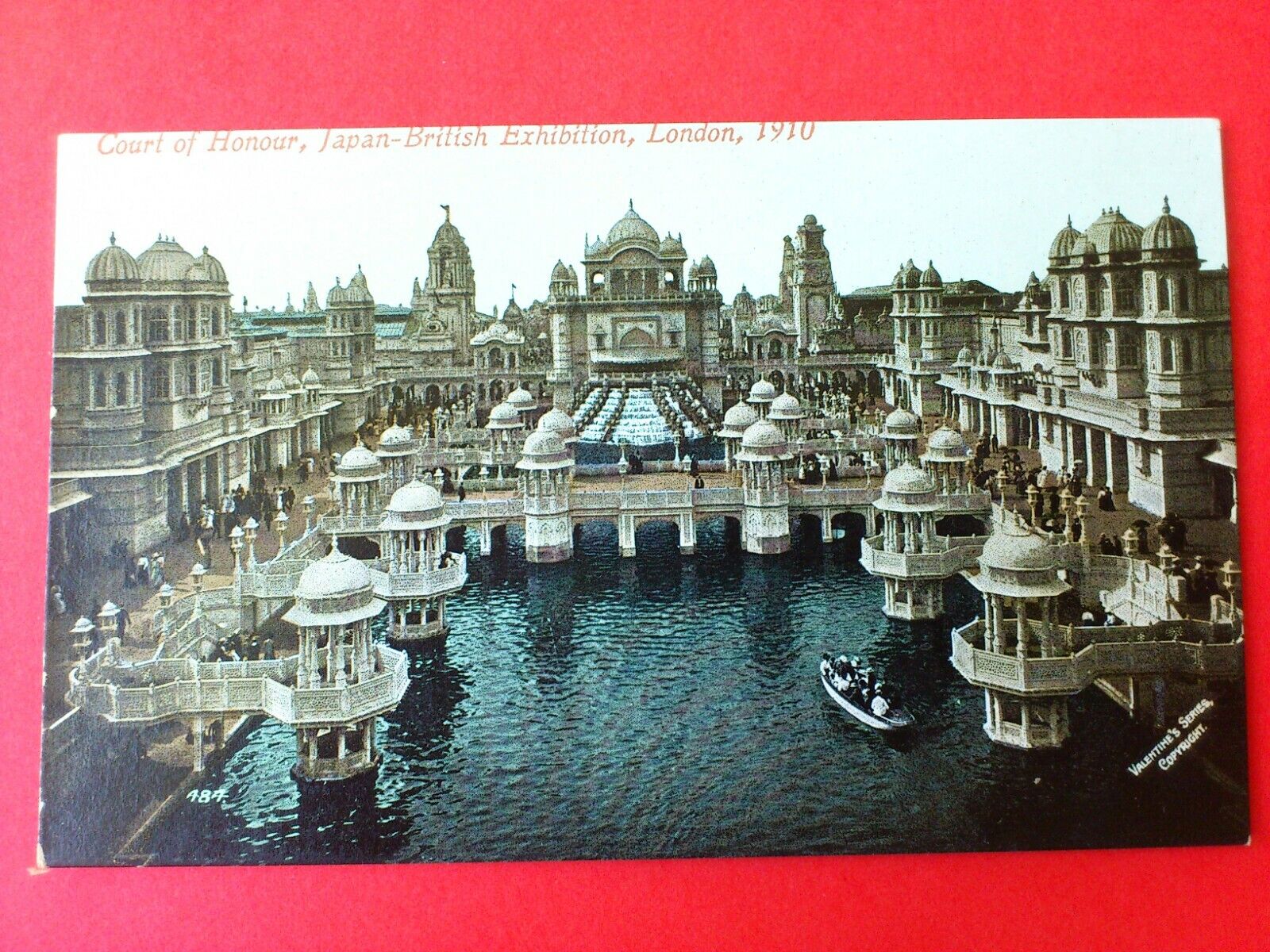 Antique PostcardLondon 1910Japan-British ExhibitionCourt of Honour