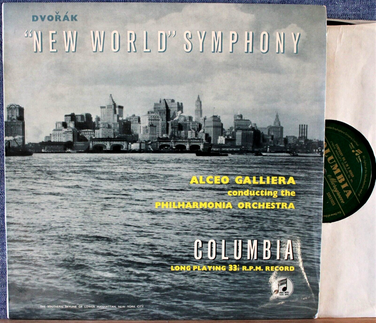 Galliera Dvorak (Symphony 9) Col 33SX 1025 NM