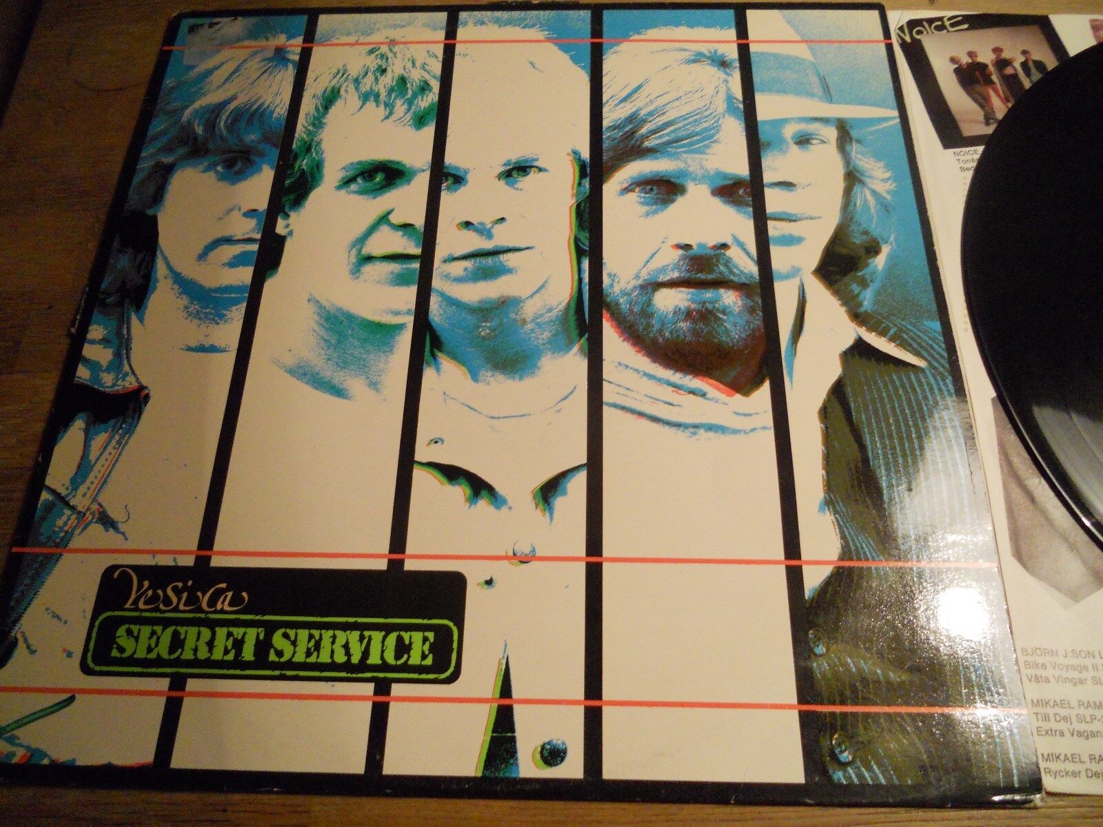 SECRET SERVICE YE SI CA 1981 10 TRACKS SWEDISH PRESSED LP USED NCB RARE SCARCE**