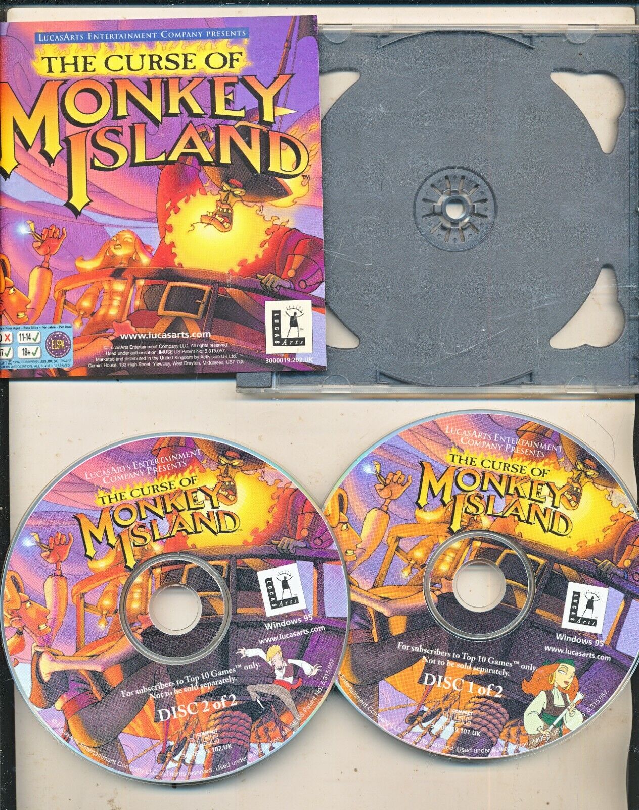 PC - THE CURSE OF MONKEY ISLAND 2 CD