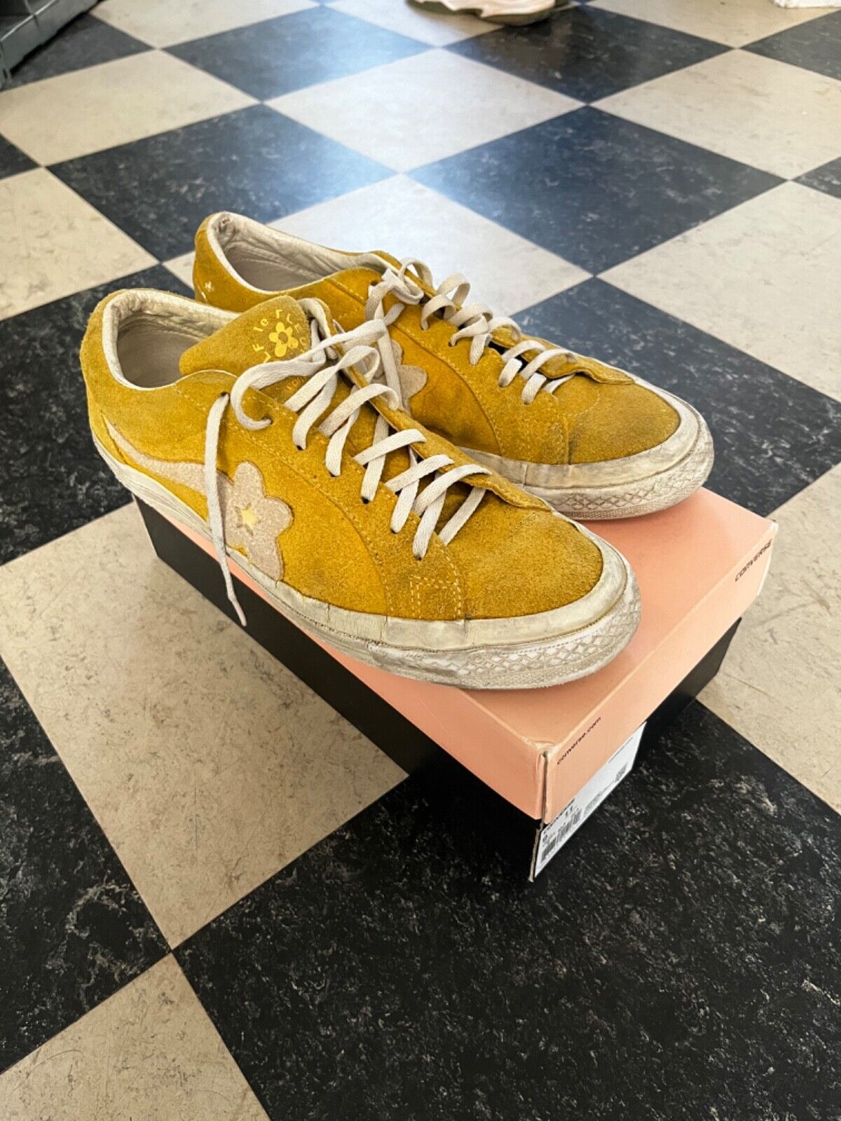 Size 9 UK - Converse Golf Le Fleur x One Star Ox Solar Power