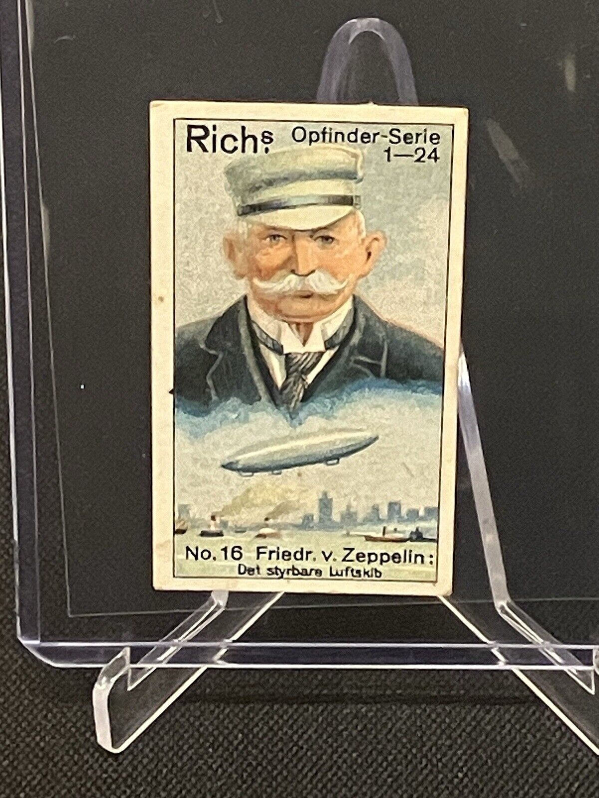 1927 Rich’s Collectors Vintage Inventor Series Friedrich von Zeppelin #16