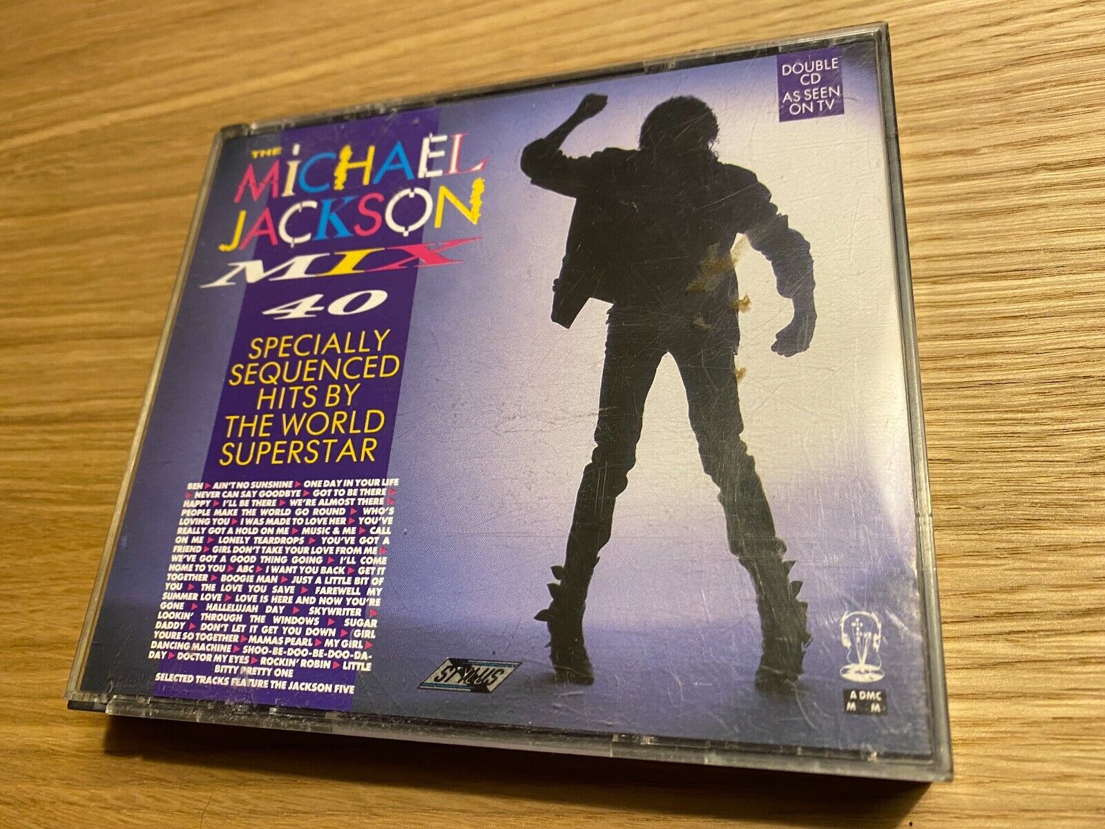 MICHAEL JACKSON "THE MICHAEL JACKSON MIX" 2 X CD ALBUM 1987 STYLUS EDITION DMC**