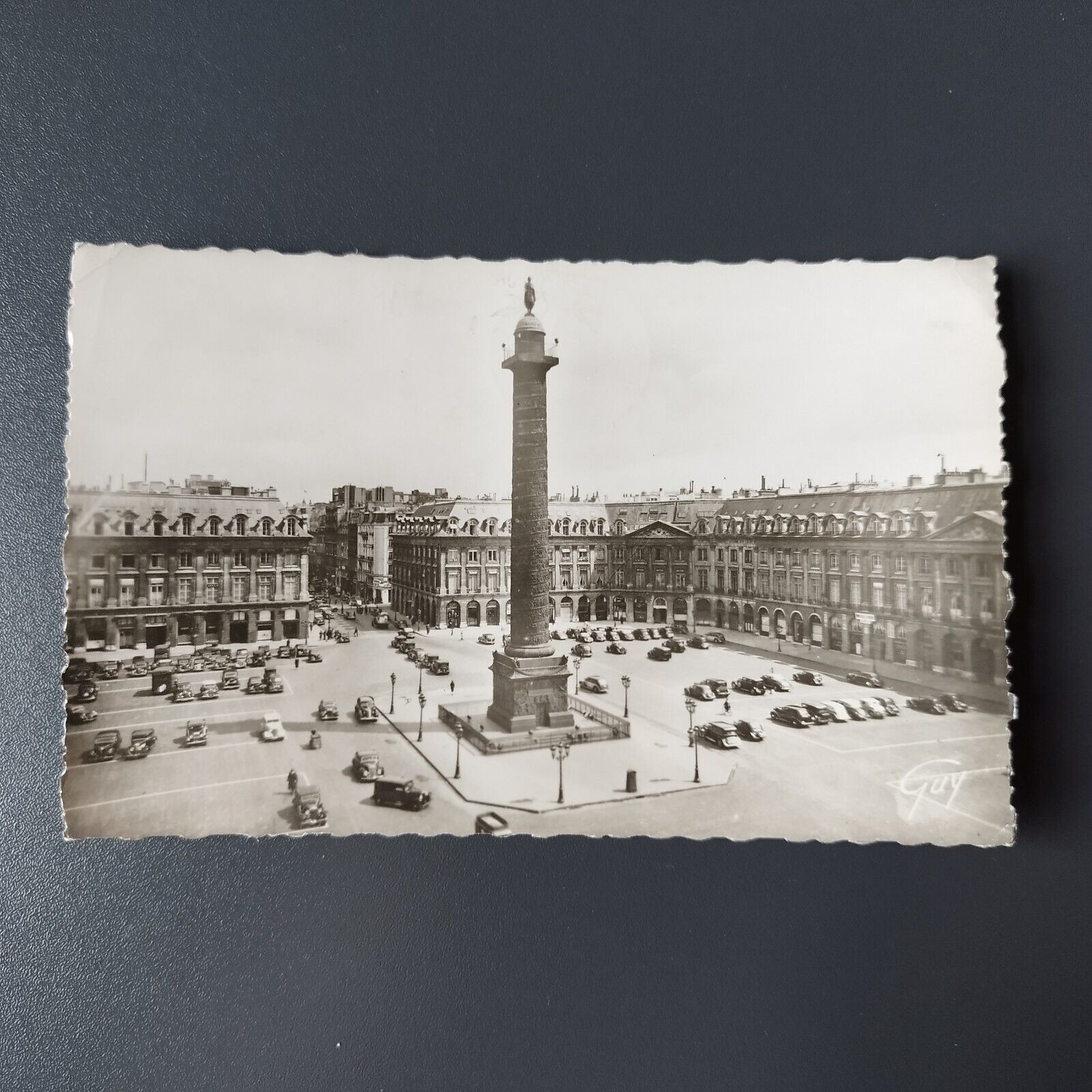 FranceParis Place Vendome et colonne de la Grande Armée1958Edition Guy