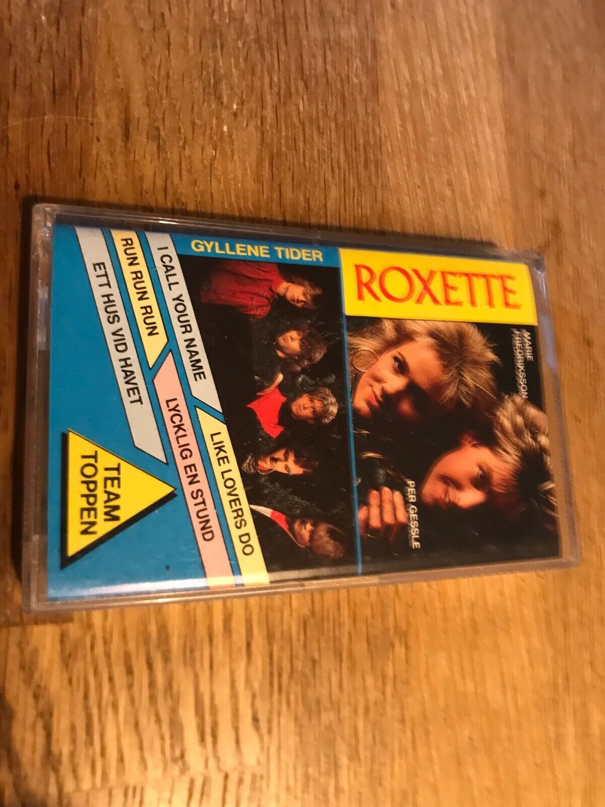 ROXETTE / GYLLENE TIDER 1988 EMI SVENSKA AB RECORDS NCB 12 TRACKS MUSIC CASSETTE