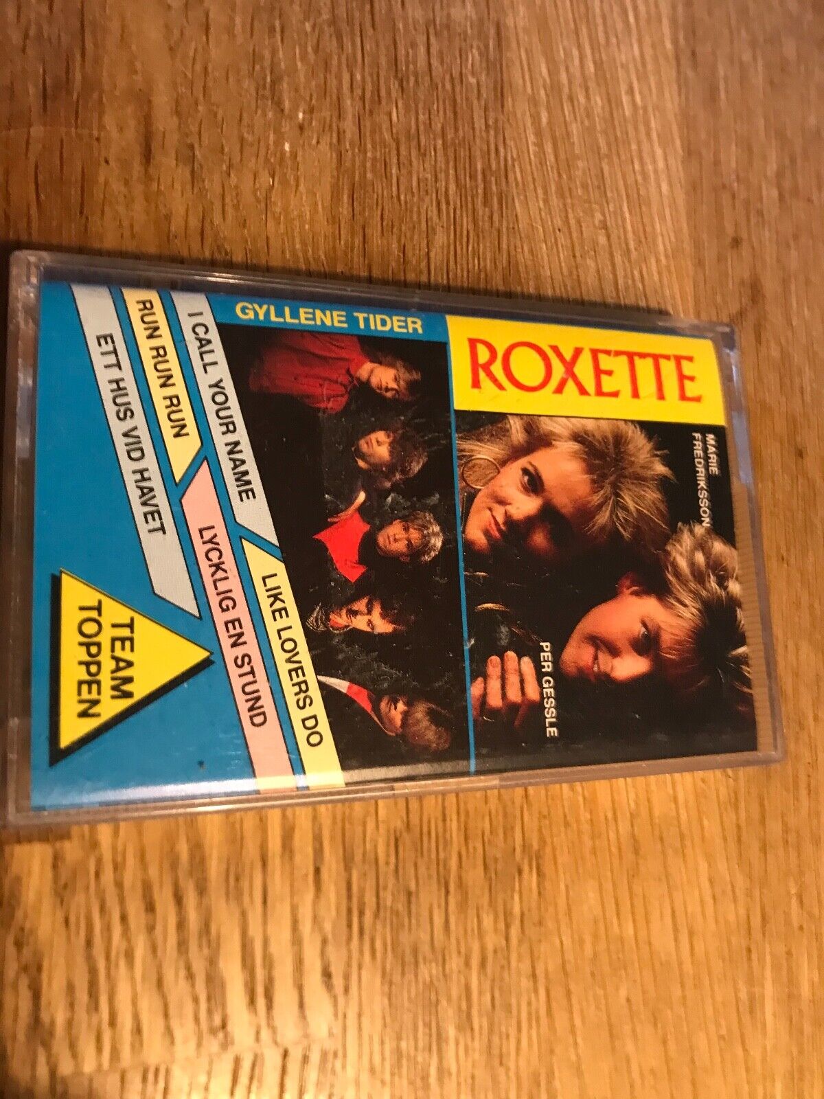 ROXETTE / GYLLENE TIDER 1988 EMI SVENSKA AB RECORDS NCB 12 TRACKS MUSIC CASSETTE