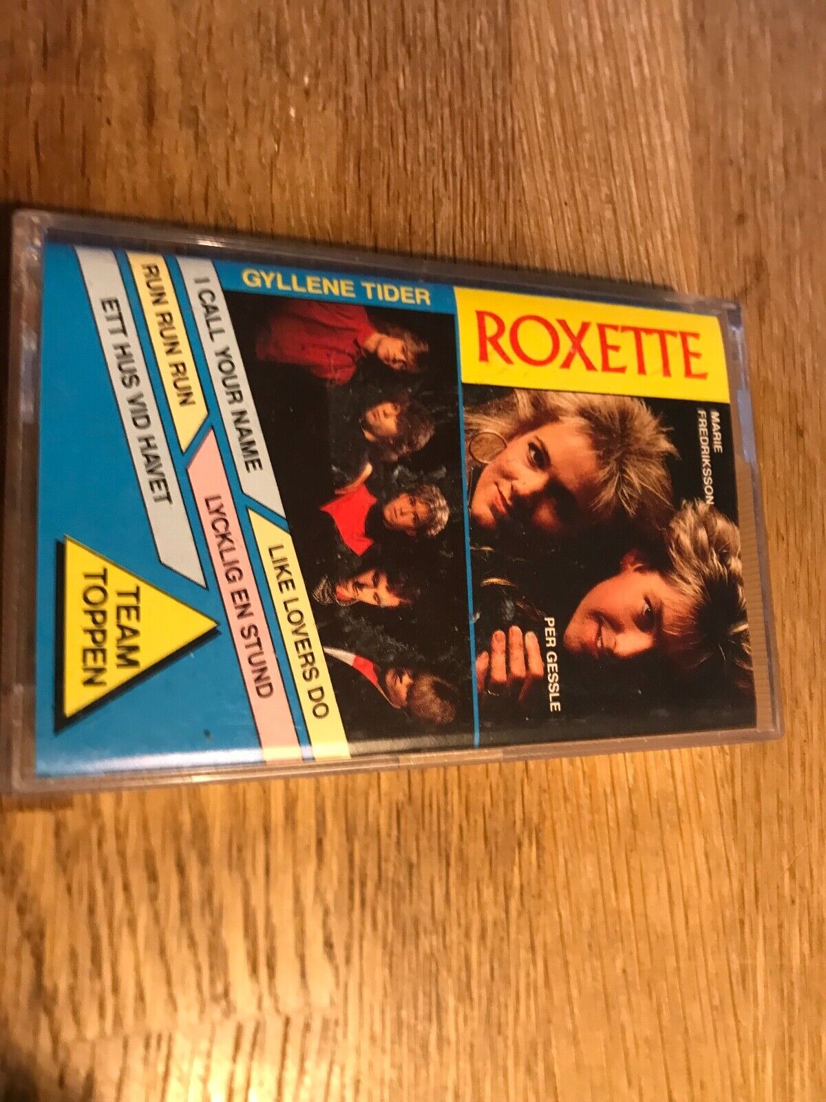 ROXETTE / GYLLENE TIDER 1988 EMI SVENSKA AB RECORDS NCB 12 TRACKS MUSIC CASSETTE