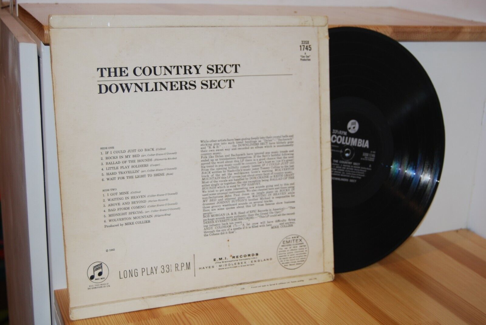 DOWNLINER SECT The Country Sect LP Vinyl Mono NCB