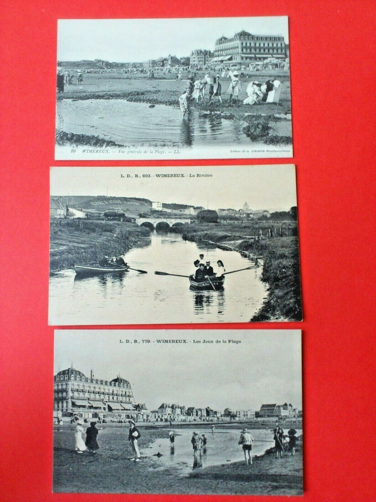 Antique postcards France Wimereux La Riviera From 1913