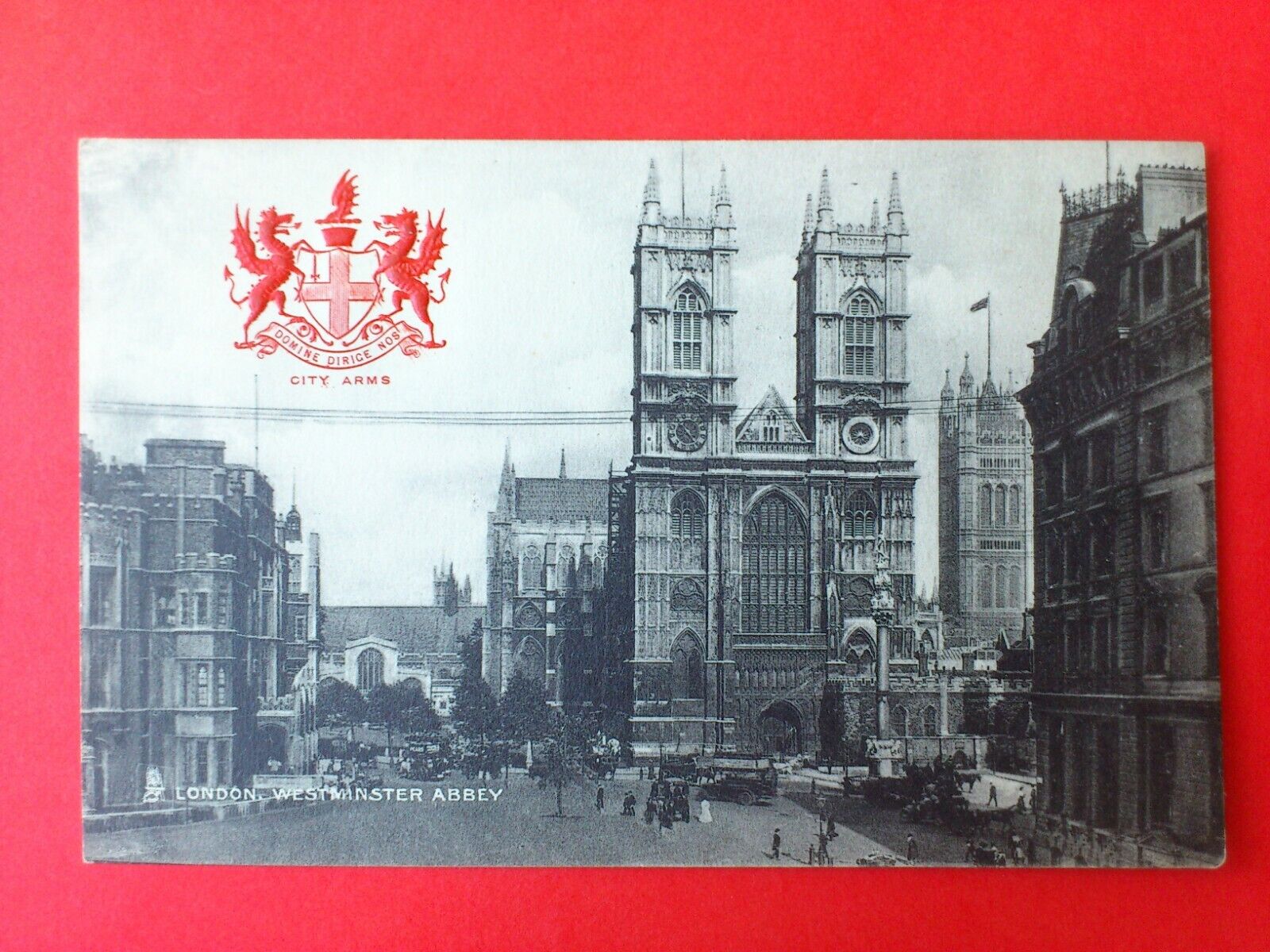 Antique Postcard UKLondonWestminster AbbeyTuck's Post Card 1910Unposted