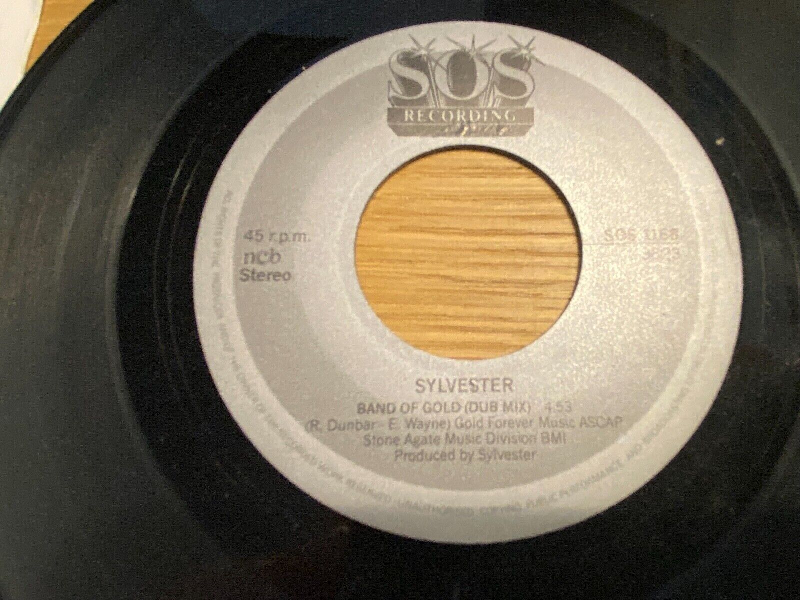 SYLVESTER "BAND OF GOLD" 1980´S NCB SWEDISH PRESS 7" VINYL SINGLE SOS RECORDING*