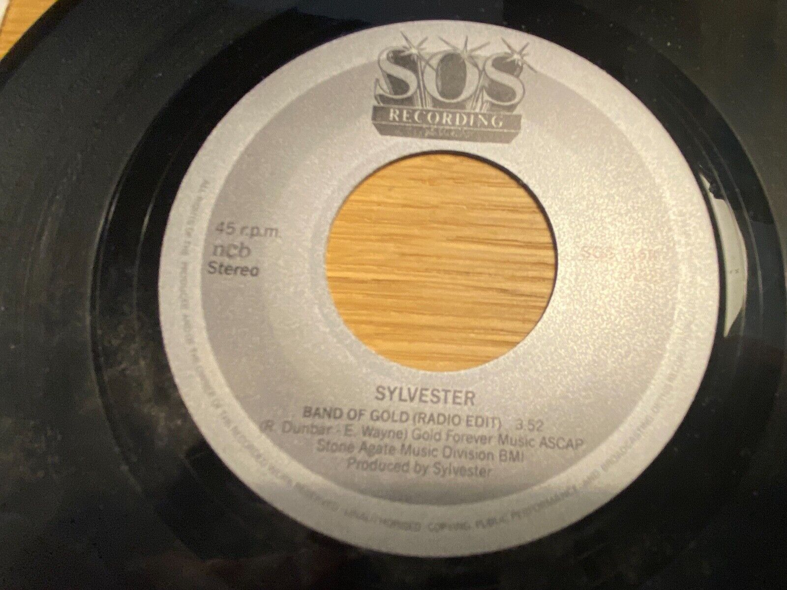 SYLVESTER "BAND OF GOLD" 1980´S NCB SWEDISH PRESS 7" VINYL SINGLE SOS RECORDING*