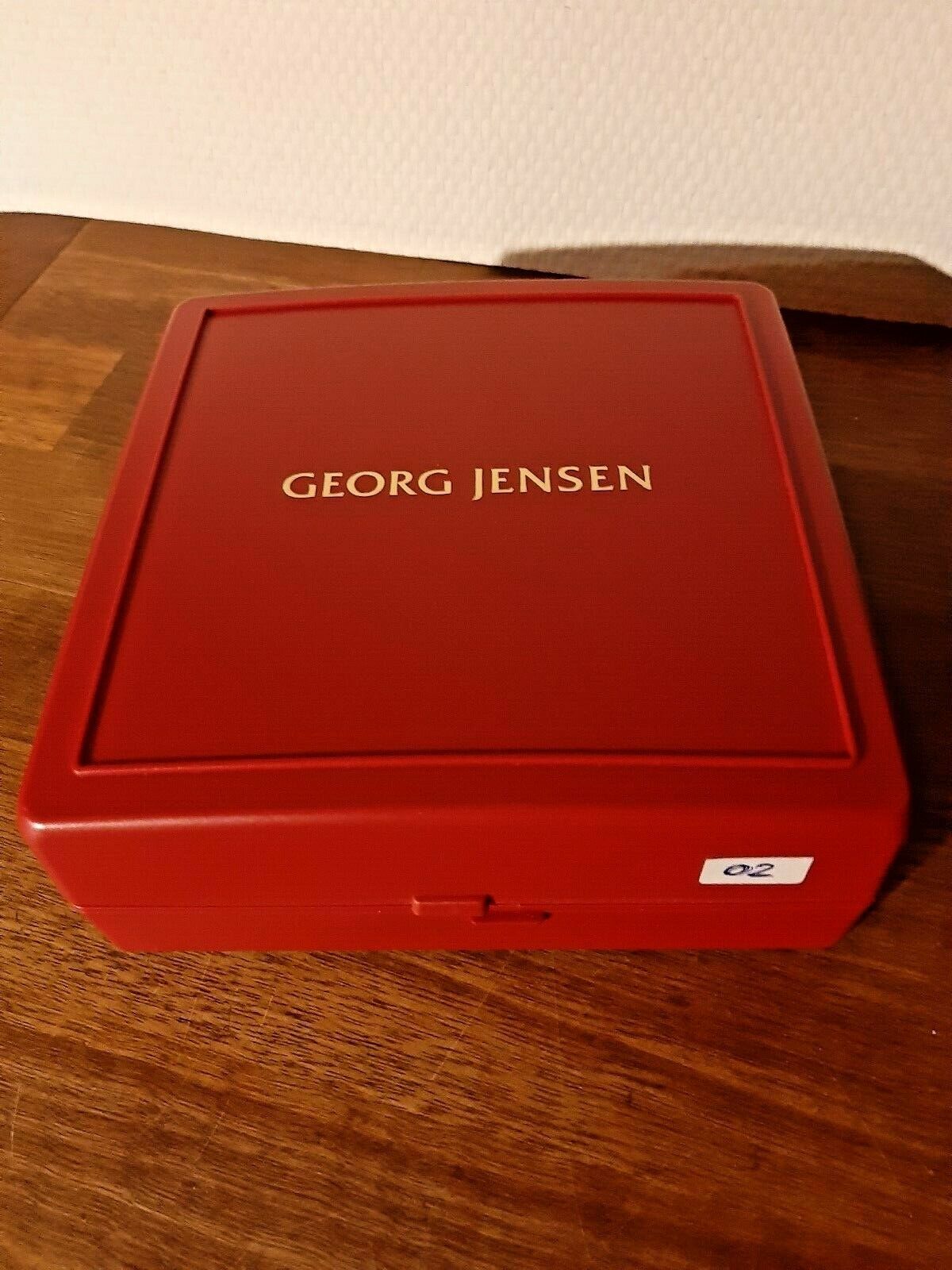 2002 Christmas Bustle CHRISTMAS MOBILE 24 carat gold plated GEORG JENSEN Box