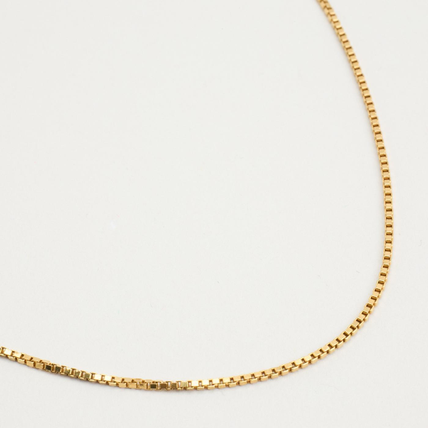 Venezia Necklace in 8K Gold 1496 inches | Solid Gold | Minimalistic