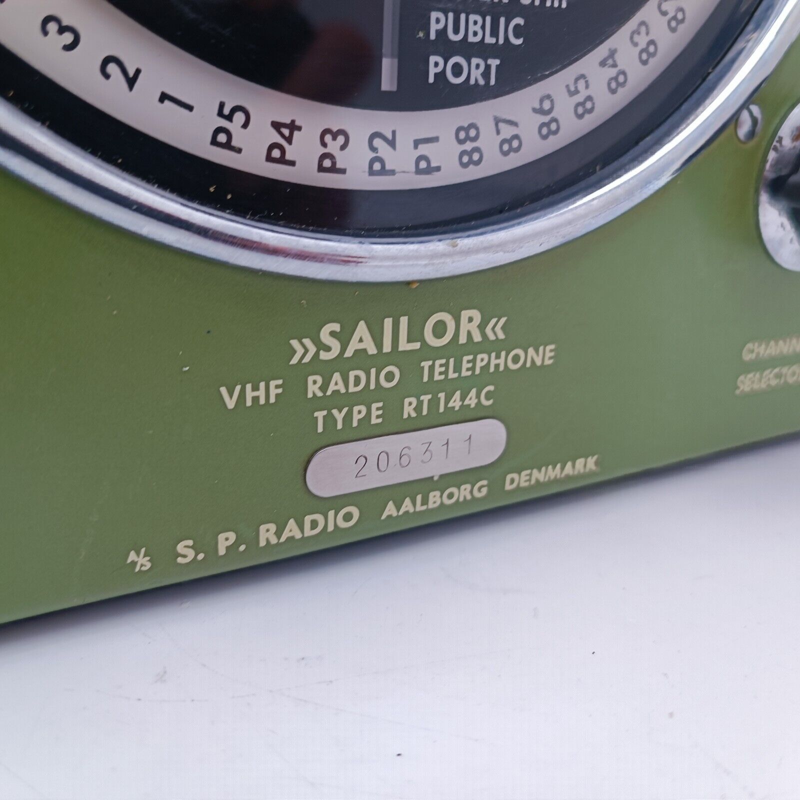 SAILOR TYPE RT144C 24V 25W 1556–1632 Mhz VHF RADIO MARINE TELEPHONE RT144 C