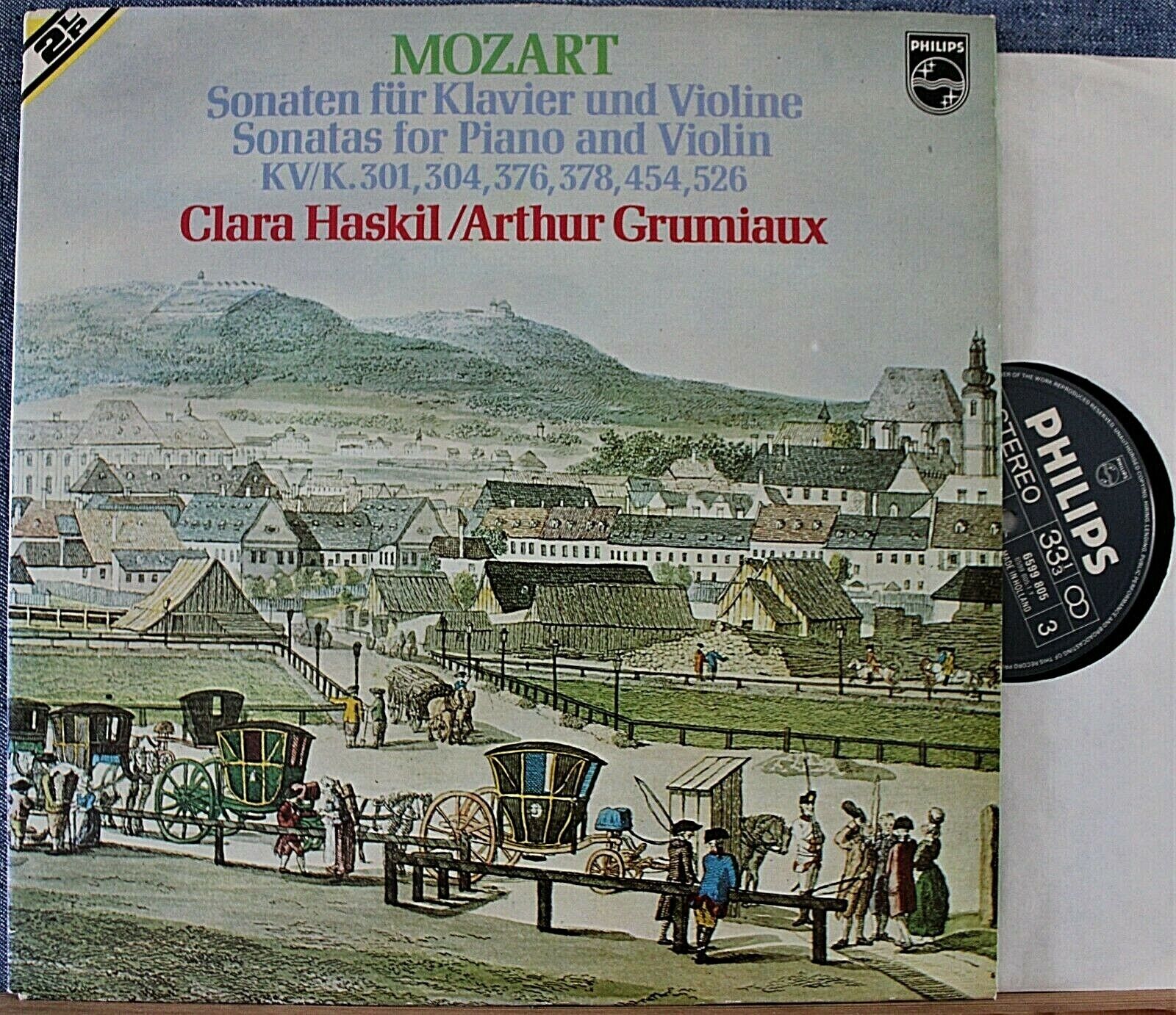 Grumiaux; Haskil Mozart (Violin sonatas) Philips 6780 017 (2) NM