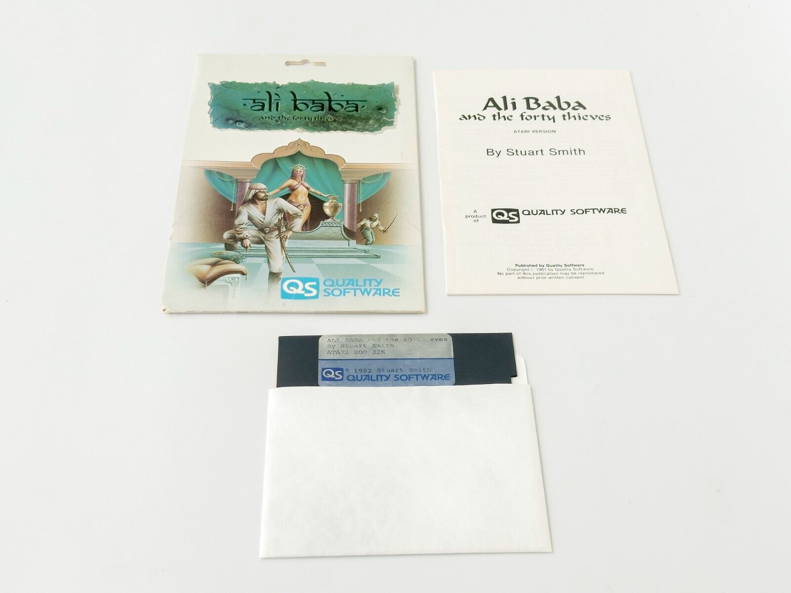 Ali Baba and the Forty Thieves - Quality Software - 1982 / Atari 800