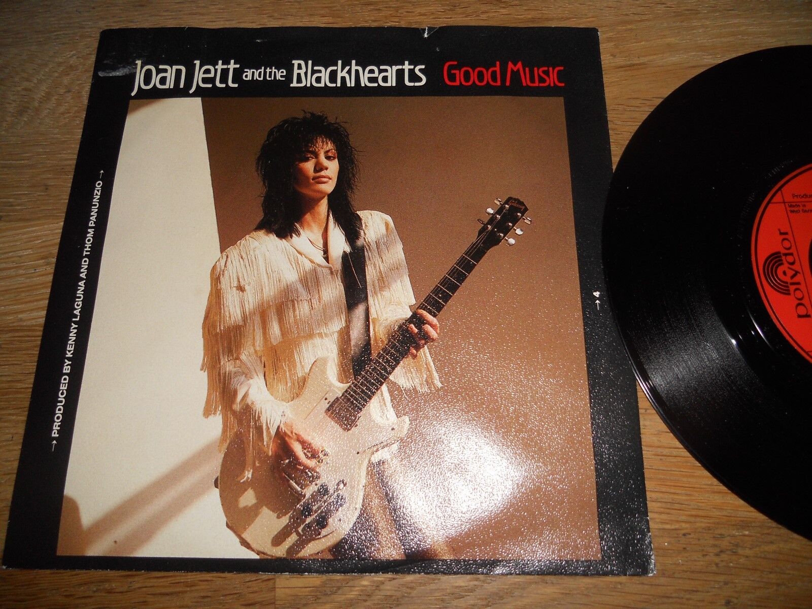 JOAN JETT  THE BLACK HEARTS "GOOD MUSIC" WEST GERMAN 1987 ORIGINAL VINYL SINGLE