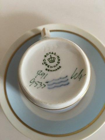 Royal Copenhagen Hjortekaer Espresso Cup and Saucer No 9535