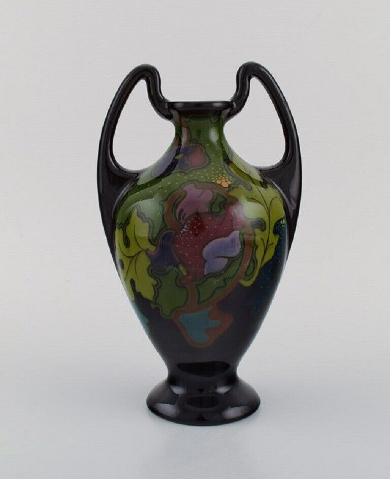 Regina Holland Antique Art Nouveau vase in glazed ceramics Approx 1910