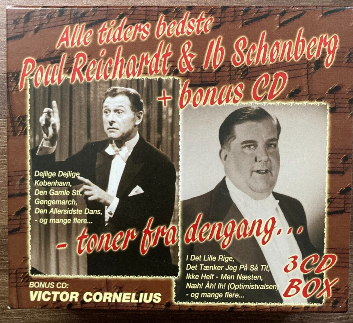 Toner fra Dengang Ib Schønberg Poul Reichardt (3xCD Compilation Box Set) NM