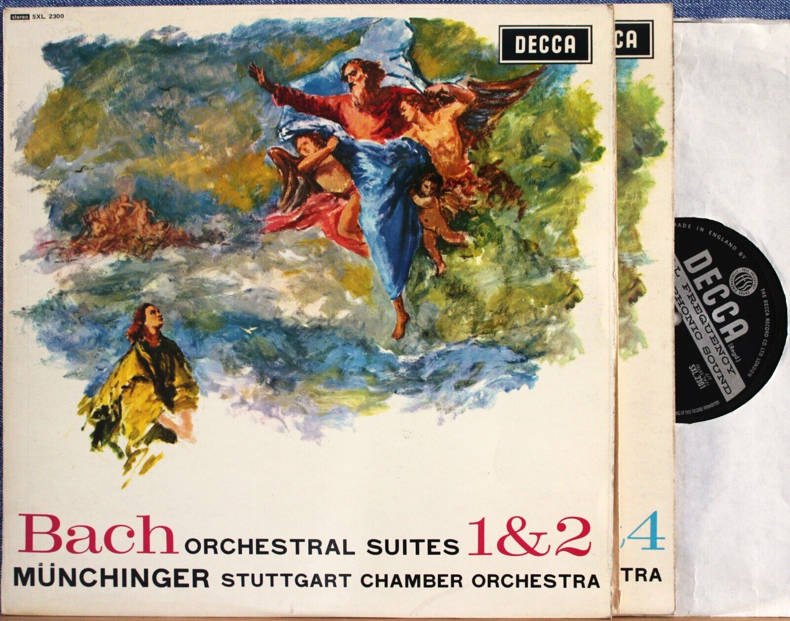 Münchinger Bach (Orchestral suites 1-4) Decca SXL 2300-1 (2) wb NM