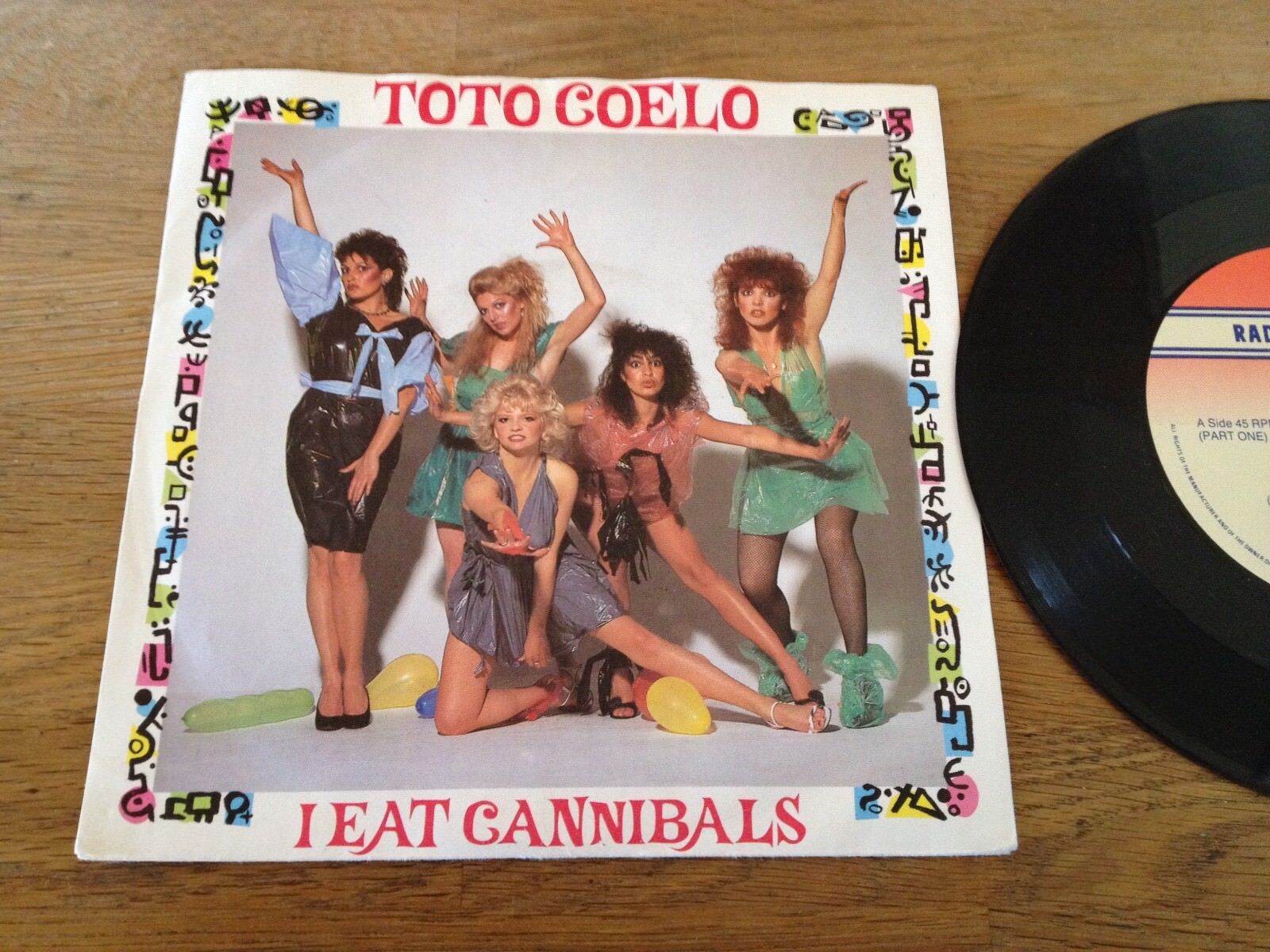 TOTO COELO "I EAT CANNIBALS" NCB SWEDISH 7" 1982 RADIALCHOICE Scandinavian Press