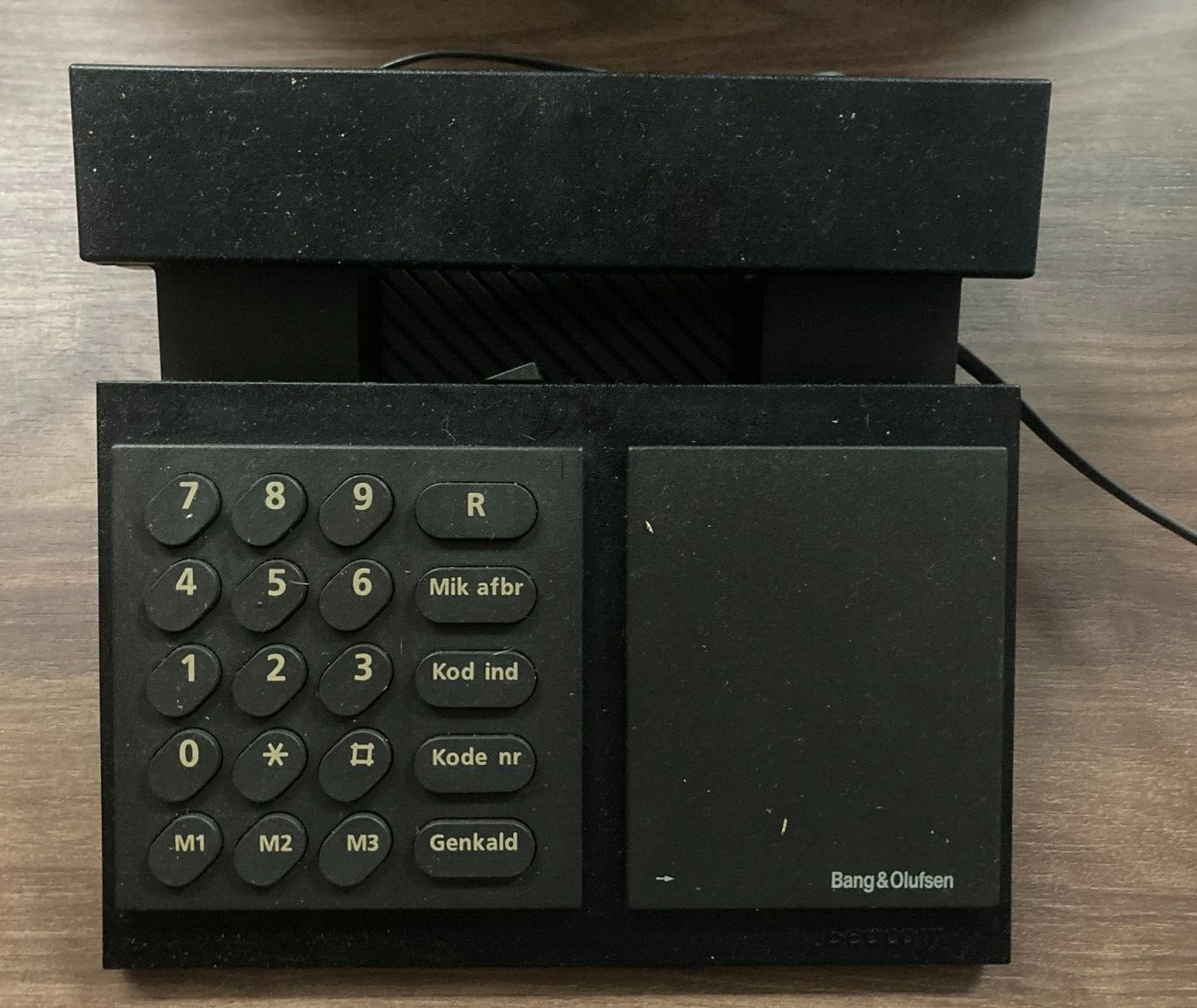 Beocom 600 BO Bang and Olufsen 1980s Black Desk Landline Phone Original