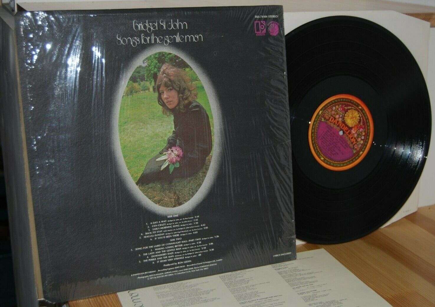 BRIDGET ST JOHN Songs For The Gentle Man LP Elektra Dandelion