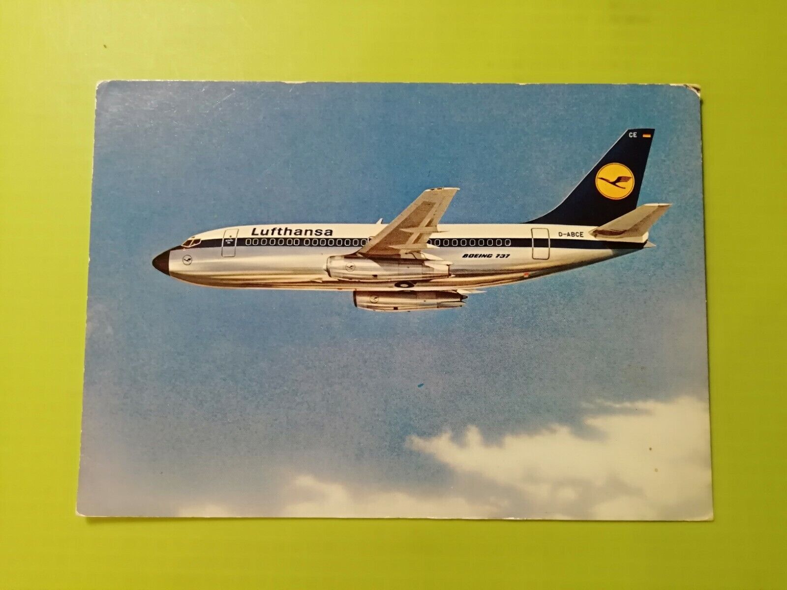 Aviation postcardLufthansaBoeing 737 City Jet Germany Unposted