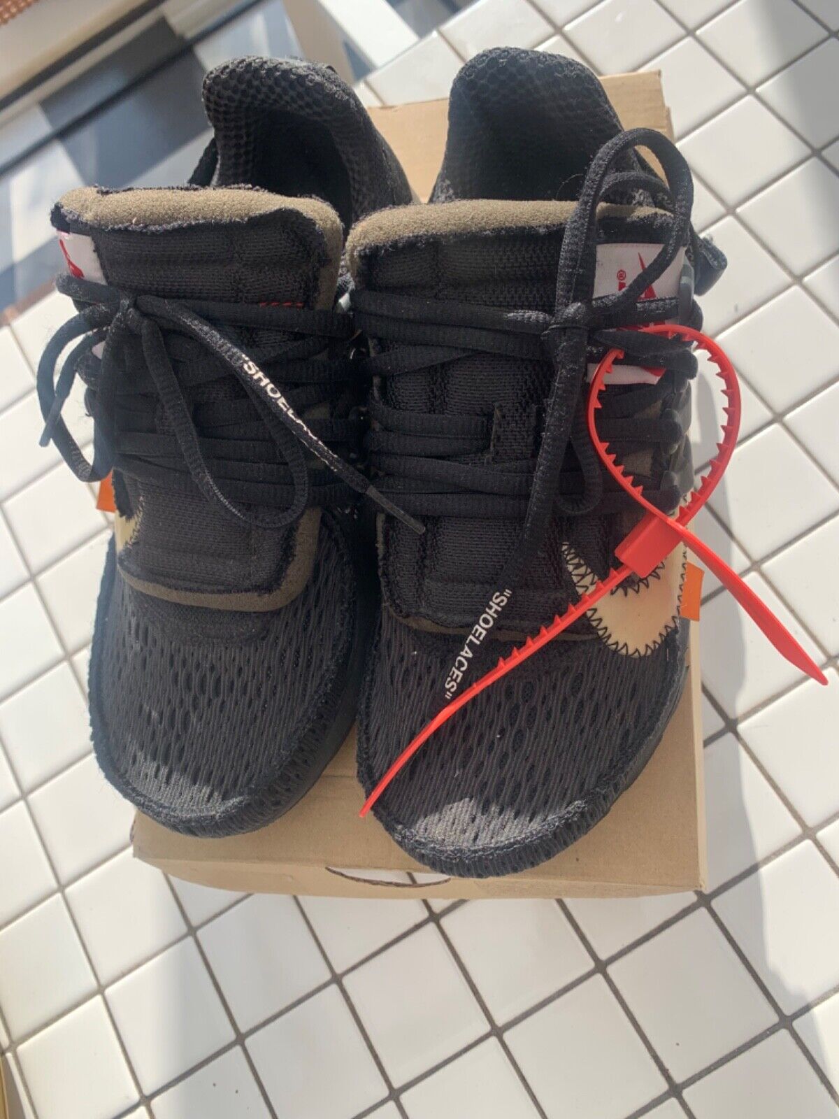 Size 4 - Nike Air Presto x Off-White Low Black