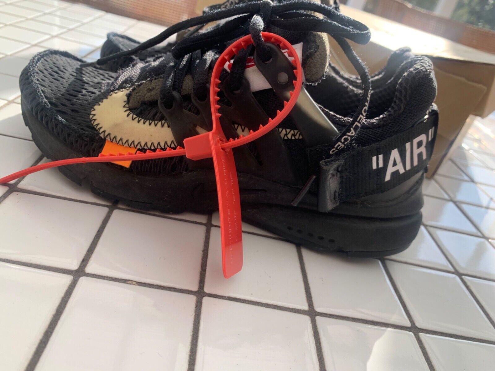 Size 4 - Nike Air Presto x Off-White Low Black