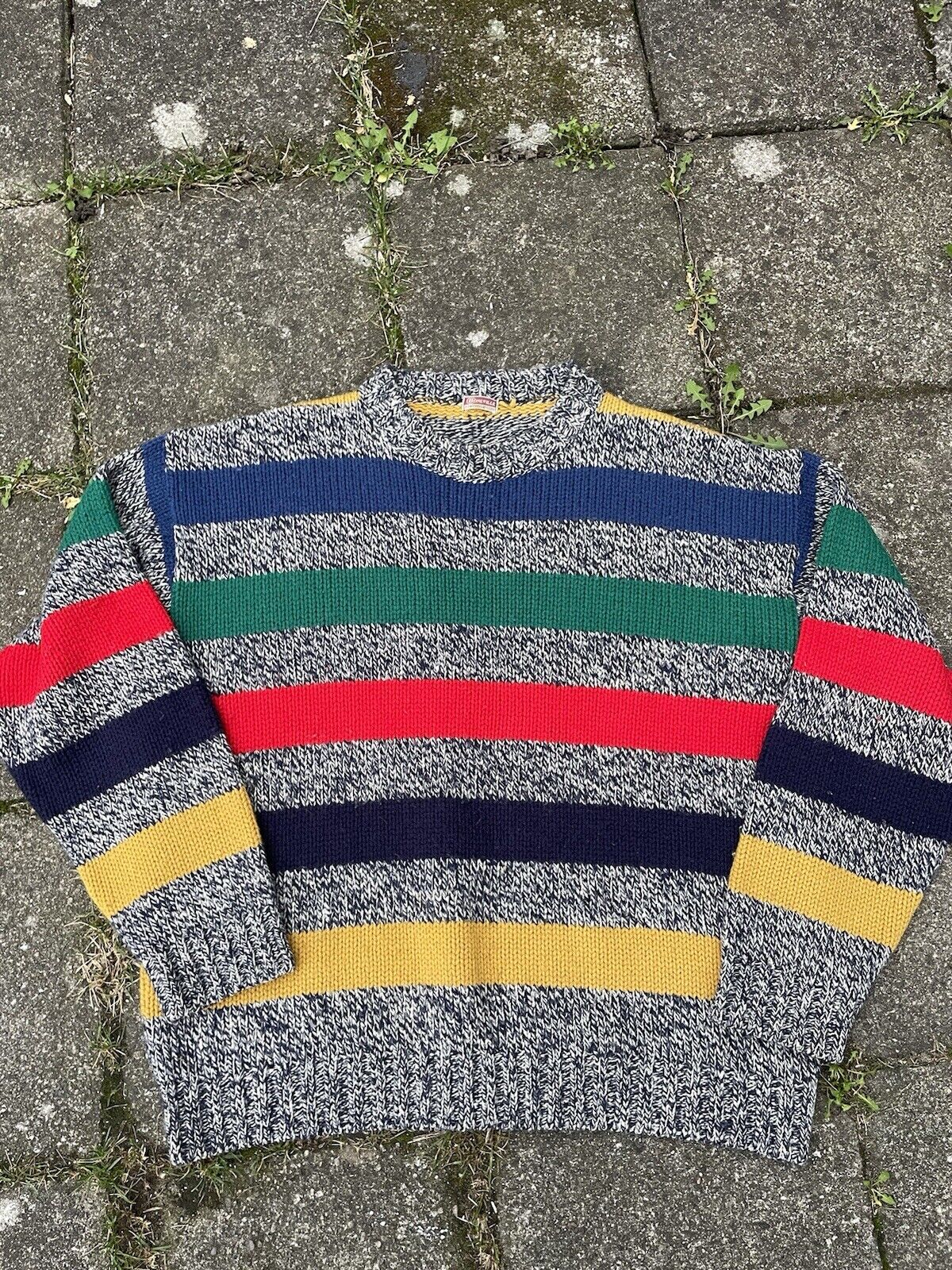 Vintage 90s Boneville Multi Coloured Sweater, 4/Large, Osti